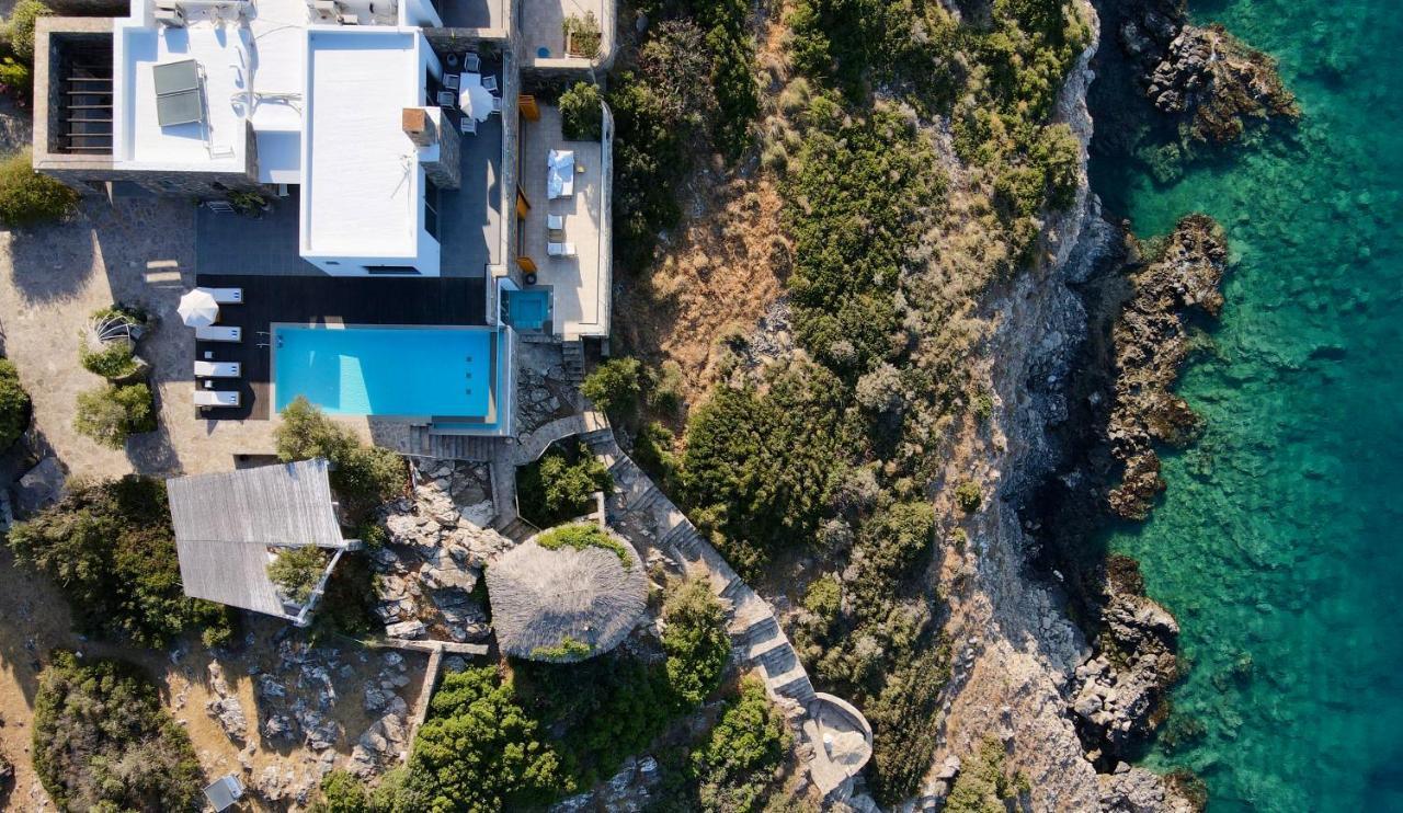 Villa Aiolos: Above The Sea, Within Agios Nikolaos Exterior foto