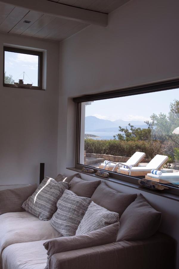 Villa Aiolos: Above The Sea, Within Agios Nikolaos Exterior foto